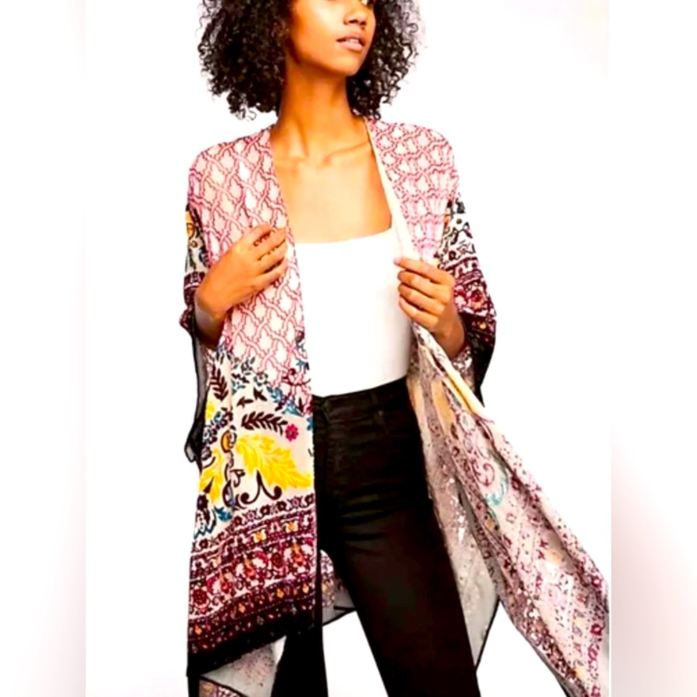 Free People Ces’t La Vie Burnout Kimono